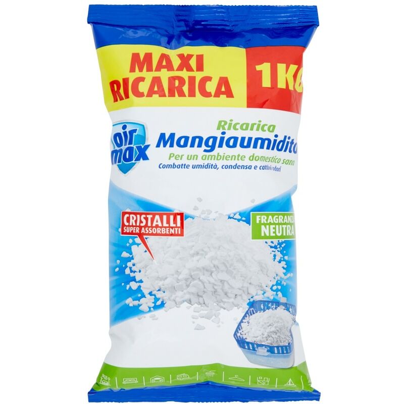 Ricarica Sali Assorbi Umidità Neutra 1350 GR AIRMAX 2 PZ