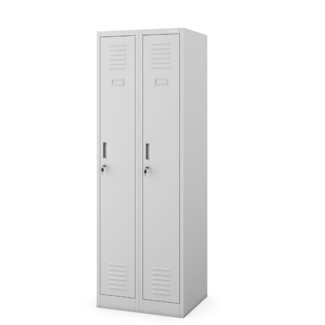 Armoire industrielle en métal pour les documents KACPER II, 600 x 1800 x 500 mm, gris