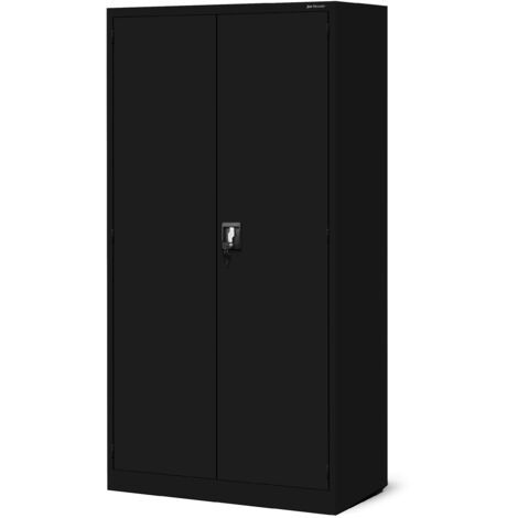 Armoire à outils SZYMON, 920 x 1850 x 500 mm, All Black: noire