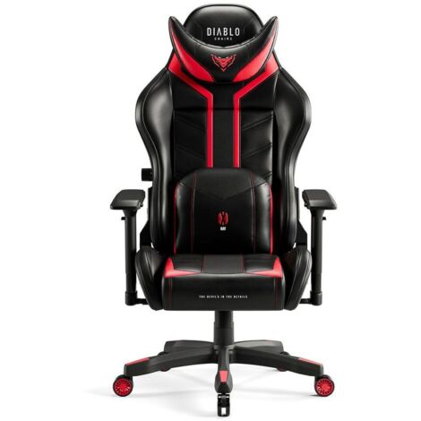 Diablo-Chairs Diablo X-Ray 2.0 chaise gaming noir et rouge