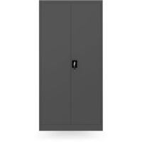 Armoire de rangement métallique DAWID, 900 x 1850 x 450 mm, anthracite