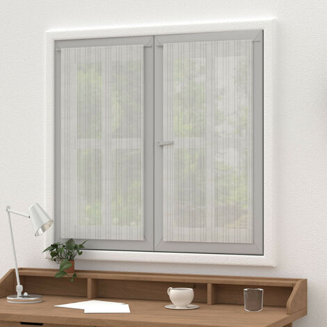 Paire de brise bise 45x90 cm BELLA argent, par Soleil d'ocre