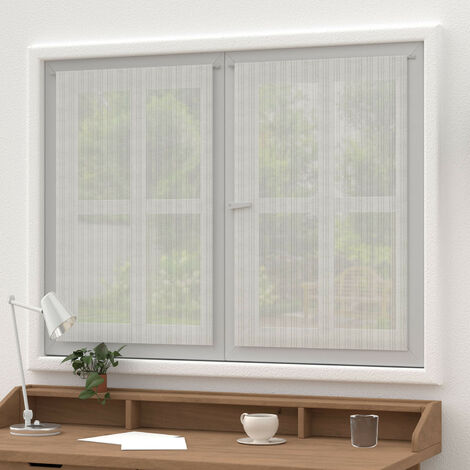 Paire de brise bise 60x90 cm BELLA argent, par Soleil d'ocre