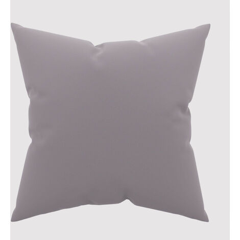 Taie d'oreiller unie 63x63 cm ZZZ gris