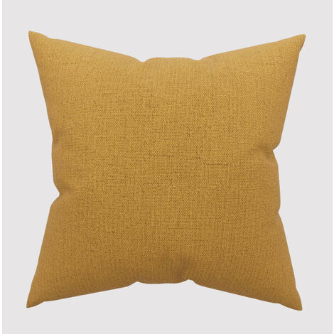 Coussin décoratif 45x45 cm Eclipse moutarde, par Soleil d'ocre (1/2)
