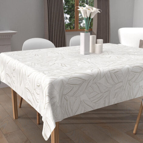 Nappe imprimée anti-tâches 180x180 cm VENUS, par Soleil d'Ocre