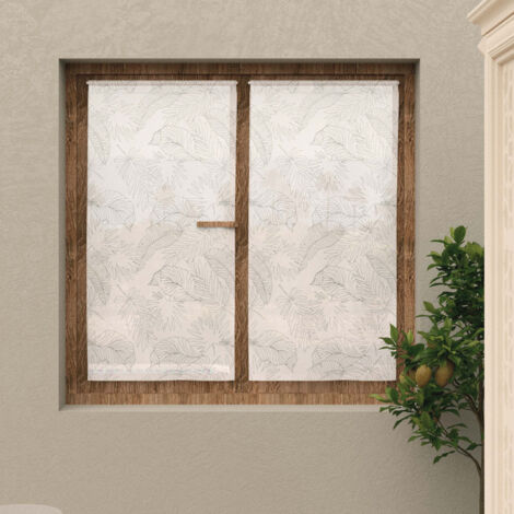 Paire de brise bise 60x120 cm CELIA kaki, par Soleil d'Ocre