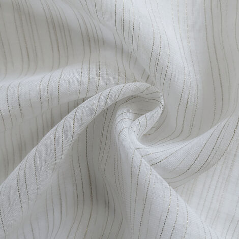 Paire de brise bise 60x160 cm BELLA argent, par Soleil d'ocre