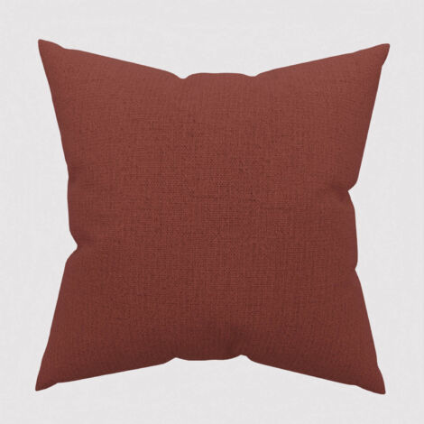 Coussin décoratif 45x45 cm Eclipse brique, par Soleil d'ocre (1/2)