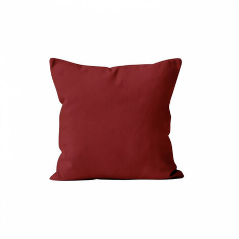 Housse de coussin 40x40 cm ALIX rouge, par Soleil d'ocre