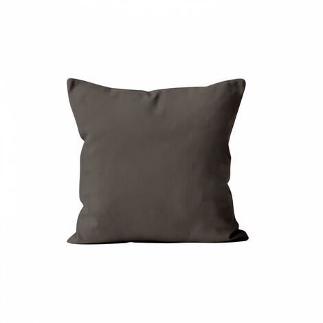 Coussin déhoussable 40x40 cm ALIX moka, par Soleil d'ocre