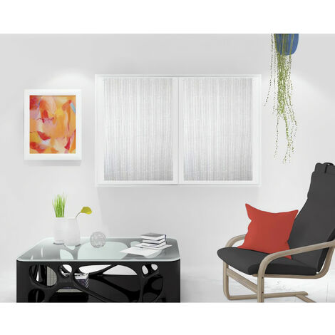 Maelis Brise Bise, Polyester, Blanc, par Soleil d'ocre - 60 x 90 cm