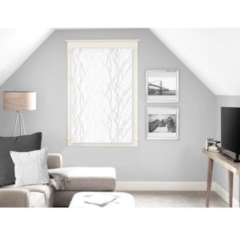 Brise bise 60x90 cm LIANE blanc, par Soleil d'ocre