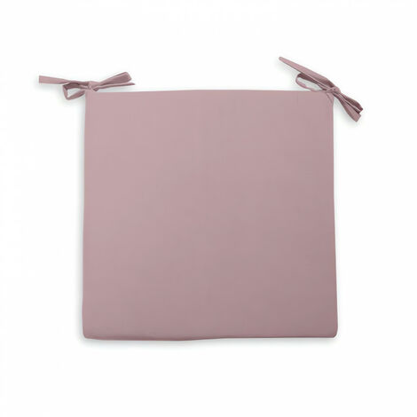 Dessus de chaise outdoor imperméabilisé 40X40x5 cm ALIX rose, par Soleil d'ocre