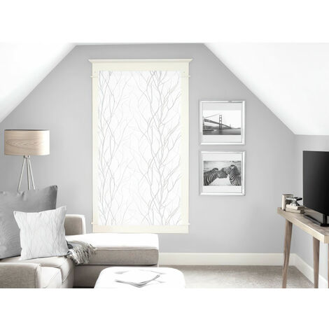 Brise bise 60x160 cm LIANE blanc, par Soleil d'ocre