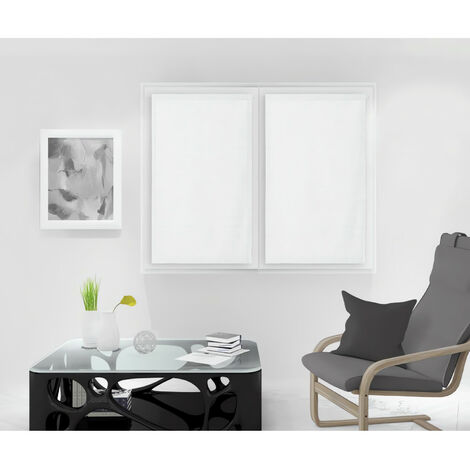 Noemie Brise bise, Polyester, Blanc, par Soleil d'ocre - 60 x 120 cm