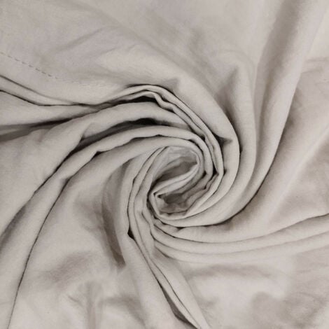 Parure housse de couette en microfibre lavée 240x220 cm BOHEME lin, par Soleil d'Ocre