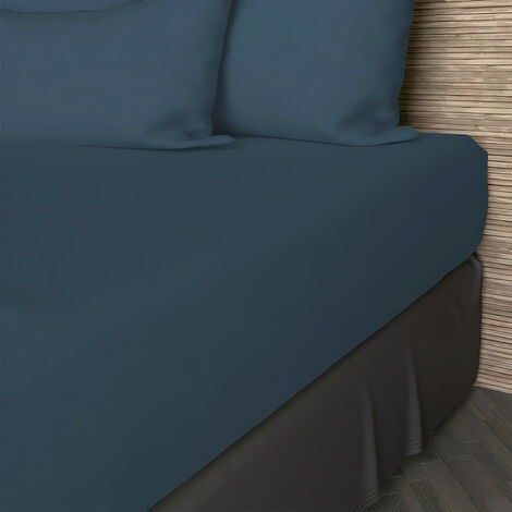 Soleil D Ocre – Drap housse 100% coton 57 fils 140x190 cm – Bonnet 30 cm – Certification OEKO-TEX® – Doux au toucher et facile d'entretien