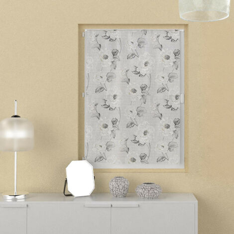 Paire De Brise-bise 60x160 Cm - Jacquard Aspect Doré Argenté, 100% Polyester, Prêt à Accrocher - 3