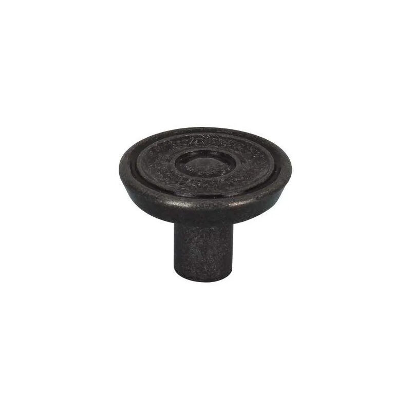 KOTARBAU Pomolo Girevole Nero Per Porte - Acciaio Verniciato, Quadrato 8x8 Mm, Resistente