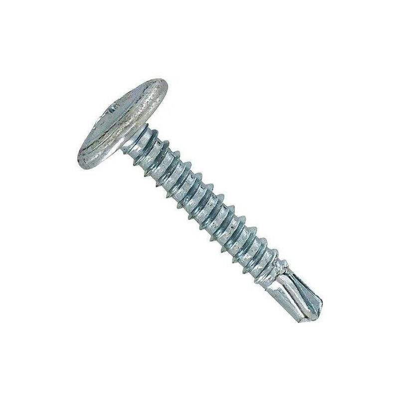 Viti Autofilettanti Acciaio 100 Viti Autofilettanti In Acciaio Inox #12 X 1/2 Pollice - Testa A Padella, Per Lamiera Viti Grado 18-8