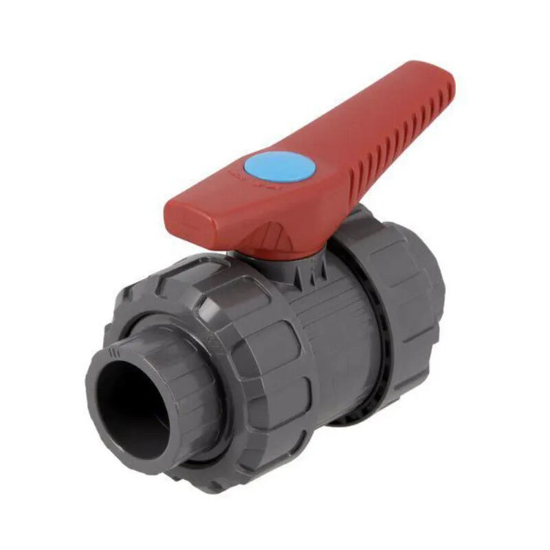 Valvola A Sfera In PVC Con Doppia Unione E Guarnizioni EPDM - Diametri Da 20mm A 63mm