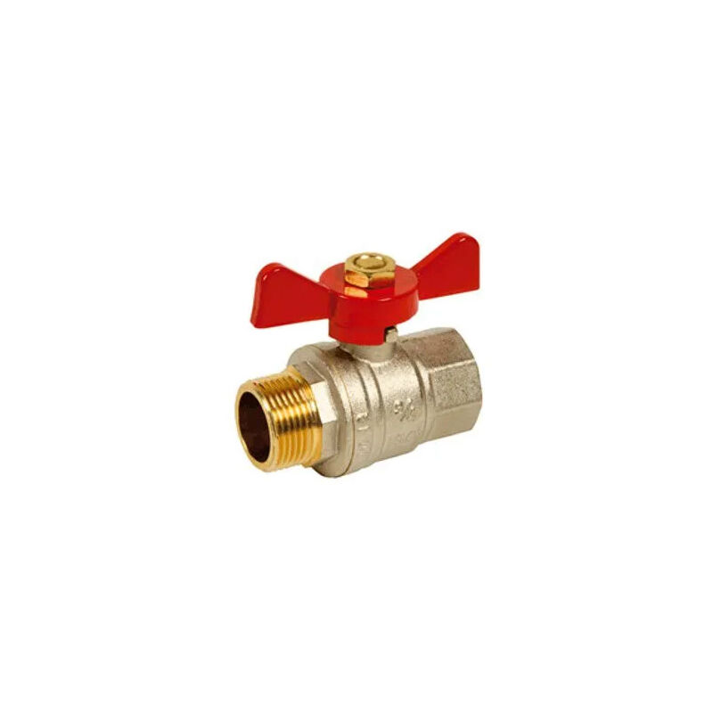 EFIELD - Valvola A Sfera In Ottone Pex-A 1/2" Con Orecchie A Goccia - Confezione Da 4 - Certificata CUPC - 4