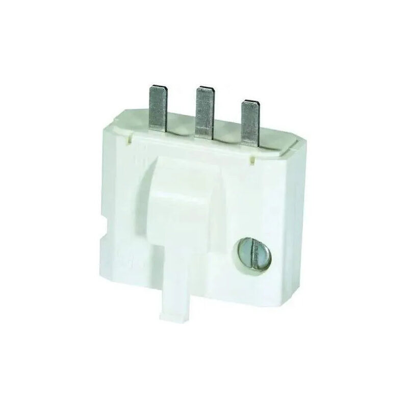 Simon F1591459026 Doppia Presa Elettrica 2P+T Con Piastra In Alluminio 15, Colore Alluminio