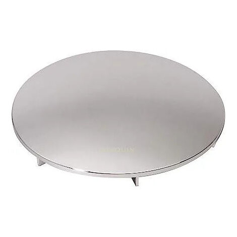 Wirquin 30723383 ABS Slim+ Dome for Shower Head Drain Chrome