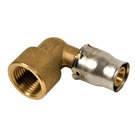 Raccordo tectite senza attrezzi, clip multistrato da 26 mm, gomito femmina 20x27