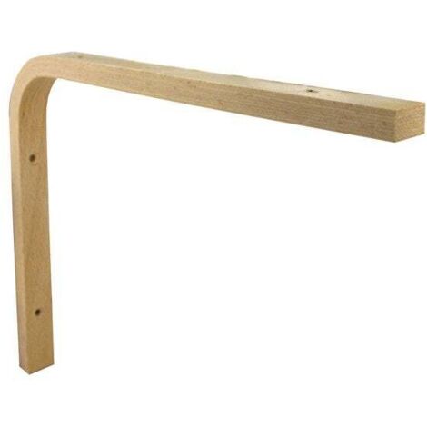 Staffa avvitabile in legno lamellare multistrato H.200xL.250mm. (1/2)