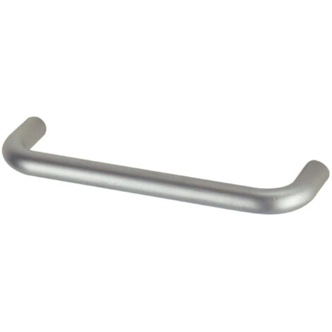 Maniglia Con Placca In Alluminio - Argento - 90 Mm - Foto 10