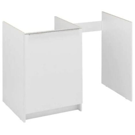 Mobile singolo basso da 40 cm, per angolo cottura da 1 m, con pannello laterale