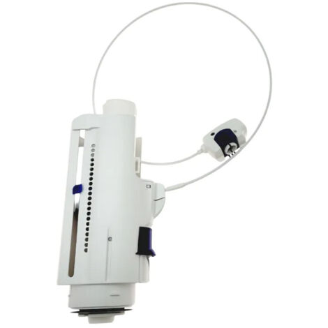 Mécanisme de chasse réservoir WC encastré NICOLL, câble long double volume (1/5)