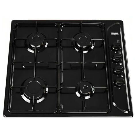 Piano Cottura Gas 4 Fuochi Inox - 8700W Con Sicurezza Fiamma E Accensione Automatica