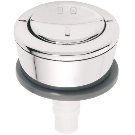 Wirquin Jollyflush Pulsante Cromato Per WC A Doppio Scarico | Adatto Per Meccanismi Wirquin MW E MVB00 | Pulsantiera Di Ricambio Per Cassetta | Finitura Multicolore - 5