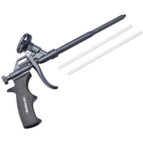 Fischer Pistola Dosatrice PUP M4 in Metallo con Rivestimento in PTFE Nero per Schiuma Poliuretanica e Applicazioni Anti-Incrosti