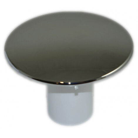 Coperchio in ABS cromato con tubo gocciolante per scarico di diametro 90mm