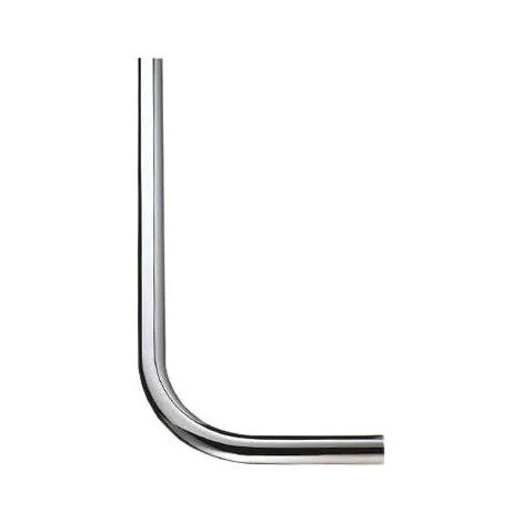 Raccordo cromato 3/8-24 AN-3 piegato 90 gradi (diametro 10mm Raccordo cromato 3/8-24 AN-3 piegato 90 gradi (diametro 10mm