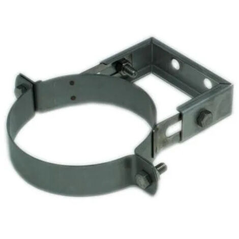 Morsetto a muro in acciaio inox 153mm