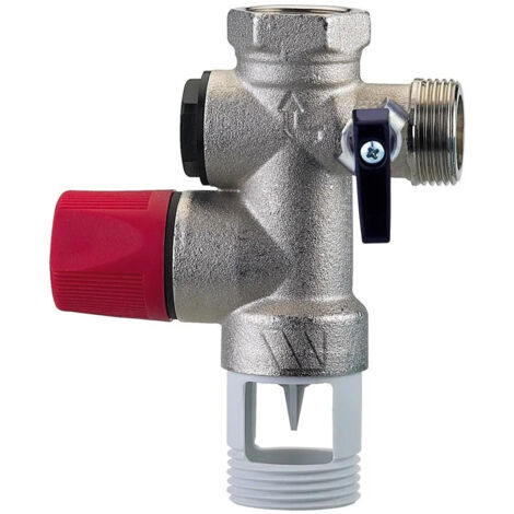 Gruppo di sicurezza 20x27: Acciaio inox dritto