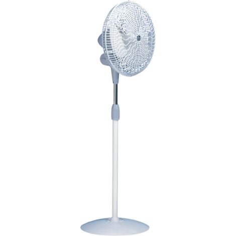 Vortice – Ventilatore a piantana oscillante 400mm – Motore a 3 velocità – Portata 4000 m³/h – Colore grigio – SKU 60620 (1/3)