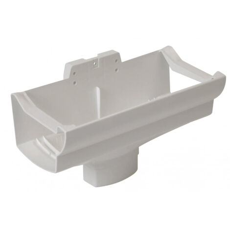 Nicoll UNAD289B grondaia ad espansione centrale bianca 56x90 mm
