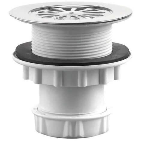 Scarico verticale in PVC da avvitare o incollare