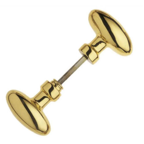 Maniglia Porta Interna In Ottone Lucido Serie Karol - Elegante E Resistente, Con Rosetta 45mm - Foto 12