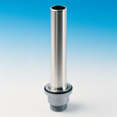 Scarico con tubo di troppopieno in acciaio inossidabile di 270 mm per lavello di 60 mm di diametro