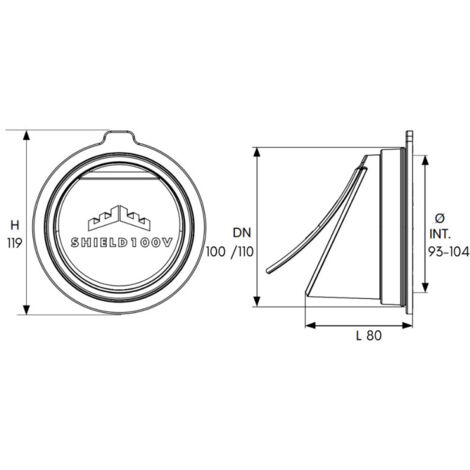 Prodotto: PF350 - VALVOLA ANTIRIFLUSSO D. 110 INNESTO - ( - Valvole Antiriflusso Per Fognatura - Foto 12