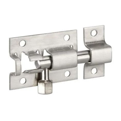 Bullone Di Sicurezza Per Porta In Acciaio Inox - 60 Mm Con Chiave A Stella, Per Maggiore Sicurezza