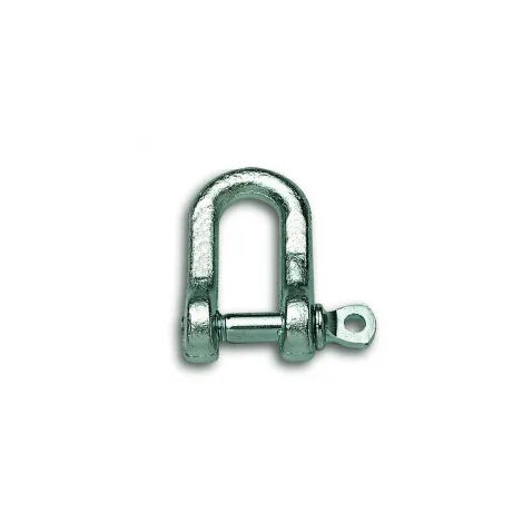 Grillo dritto con occhio in acciaio zincato, ø 13mm L. 30mm, 1 pezzo.