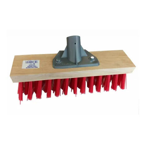 Hausfelder Scopa Da Esterno 40 Cm - Con Manico, Setole Resistenti, Per Giardino E Industria - Foto 4